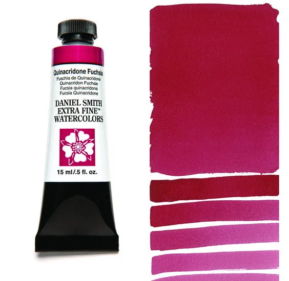 Watercolor Tube Quinacridone Fuchsia S2 - 15ml