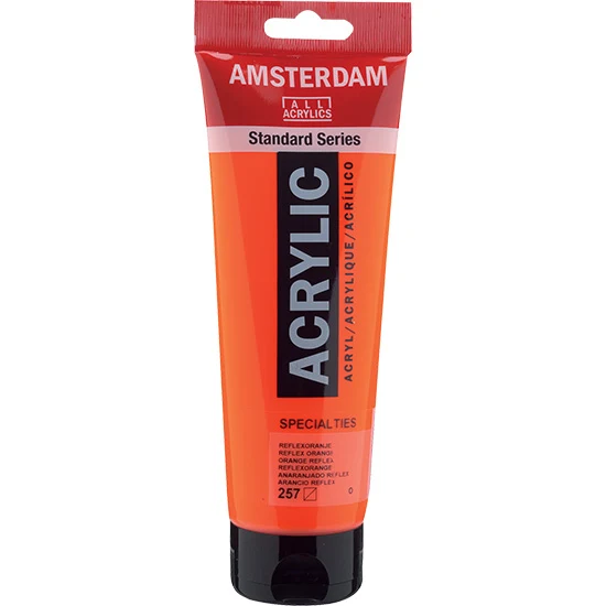 Amsterdam Acrylic Orange Reflex - 250ml