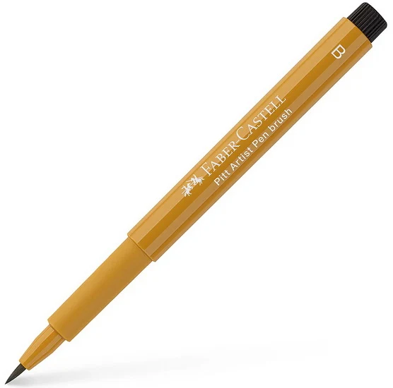Pitt brush tip marker golden green