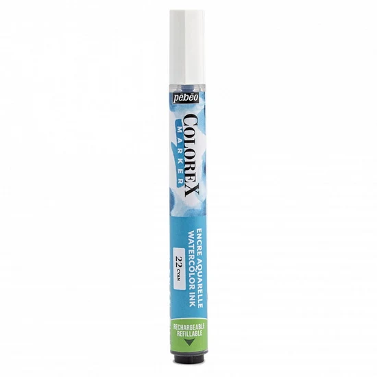 Watercolor marker - colorex - cyan