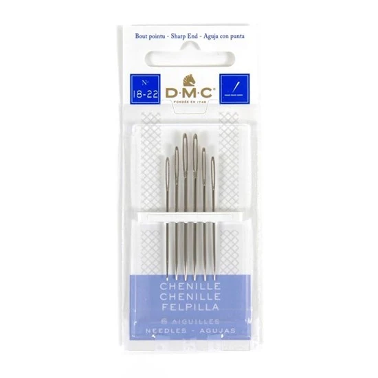 Chenille needles set sizes 18-22 (6)