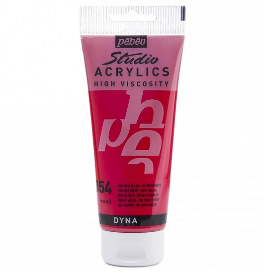 Acrylic hv - studio - 100ml - iridescent red blue