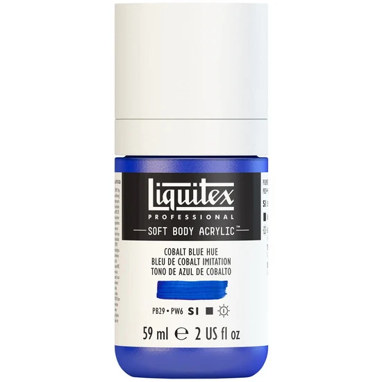 Soft body acrylic - 2oz - cobalt blue hue - s1
