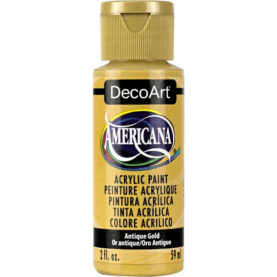 Americana Acrylic Dazzling Metallics Antique Gold - 60ml