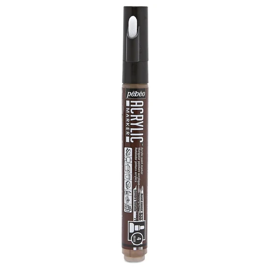 Acrylic marker - decomarker - round 4mm - burnt sienna