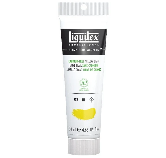 Acrylic hb - 4.65oz - cadmium free yellow light - s3