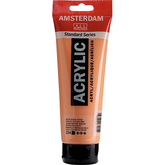 Amsterdam Acrylic Yellow Naples Red - 250ml