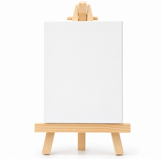 Mini Easel And Canvas - asst