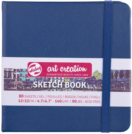Art Creation Navy Sketchbook - 12X12cm
