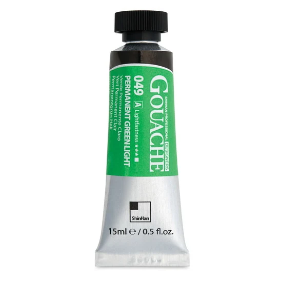 Designers gouache 15ml - light green series a