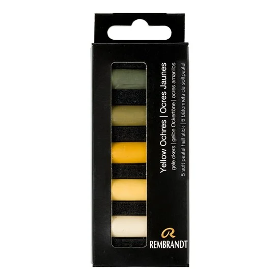 Soft Half Pastel Set Ochre Yellow (5)