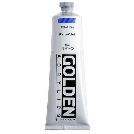 Acrylic heavy body - 5 oz cobalt blue s8