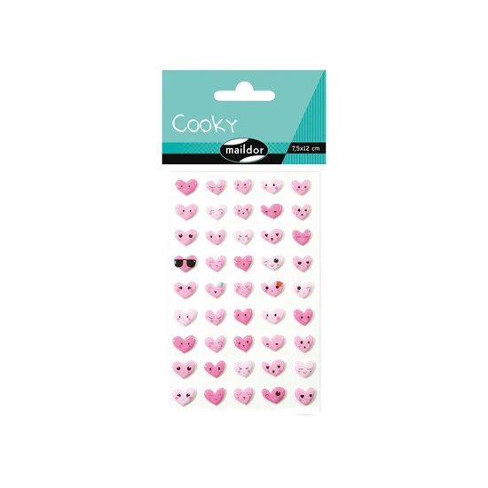 Cooky Stickers : Heart Emoticons