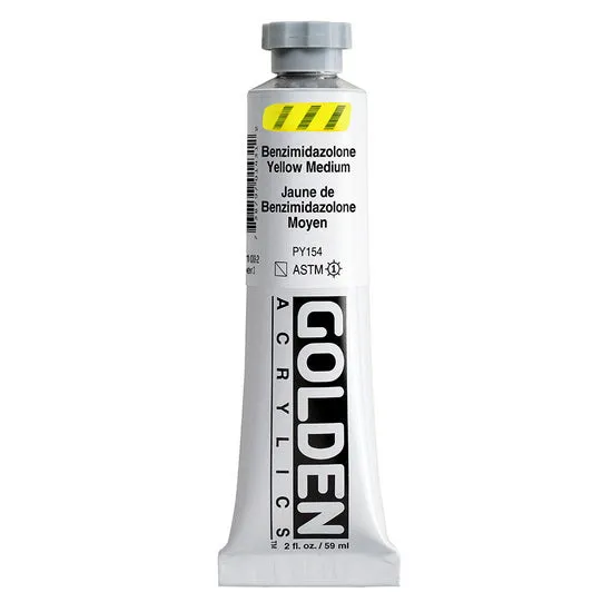 Acrylic heavy body - 2 oz benzimidazolone yellow medium s3