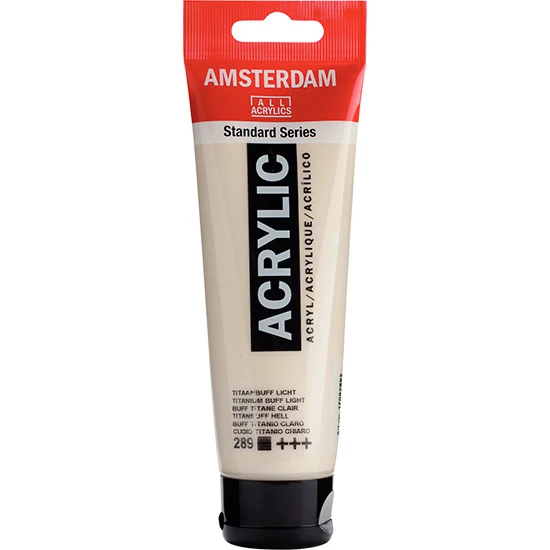 Amsterdam Acrylic Buff Clear Titanium - 120ml