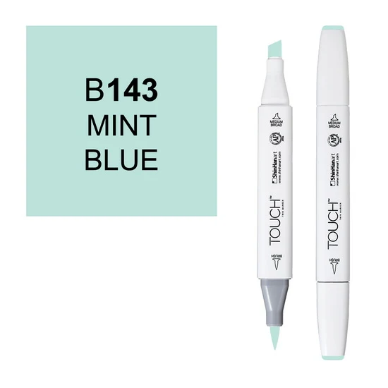 Touch Brush Marker Mint Blue