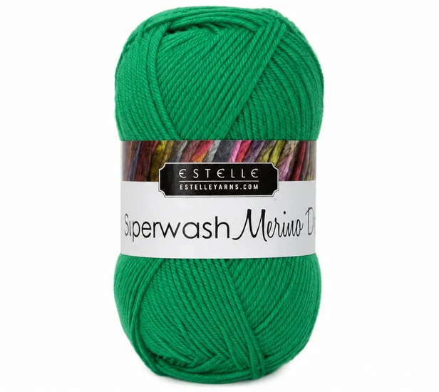 Yarn superwash merino #3 50g grass