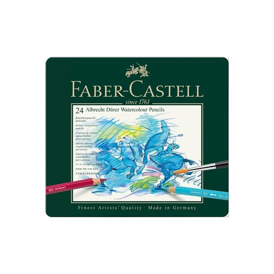 Set of 24 albrecht dürer watercolor pencils