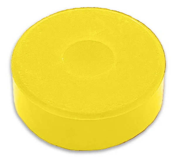 Brightly-coloured paint discs - BRILLIANT YELLOW CENTIMETER
