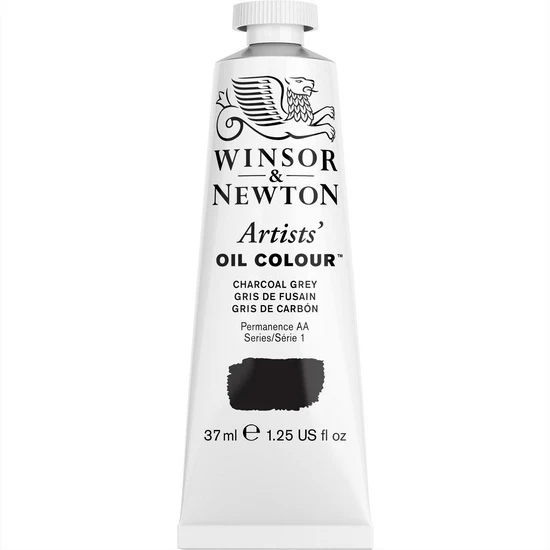 Artist oil - 37ml - charcoal grey - s1