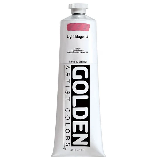 Acrylic heavy body - 5 oz magenta light s2