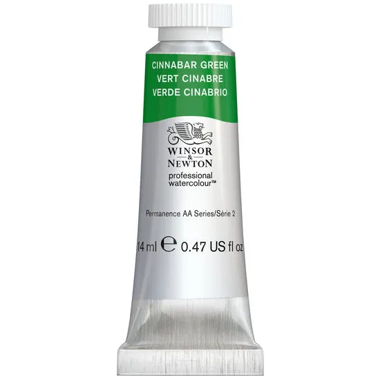 Professional watercolour - 14ml - cinnabar green - s2