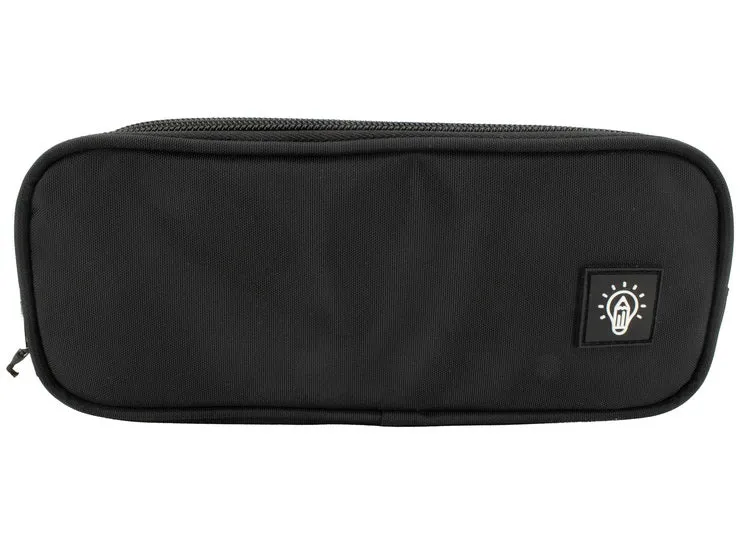 Pencil case 2 compartments - Black