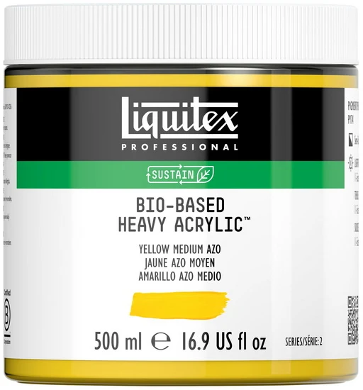 Bbio hb acrylic - 16oz - azo medium yellow - s2