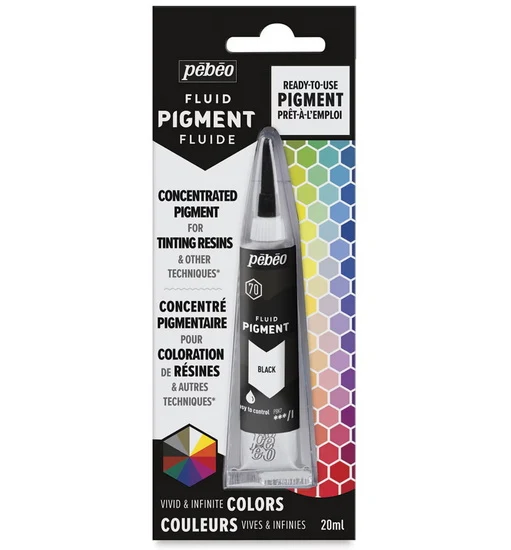 Resin fluid pigment - 20ml - black