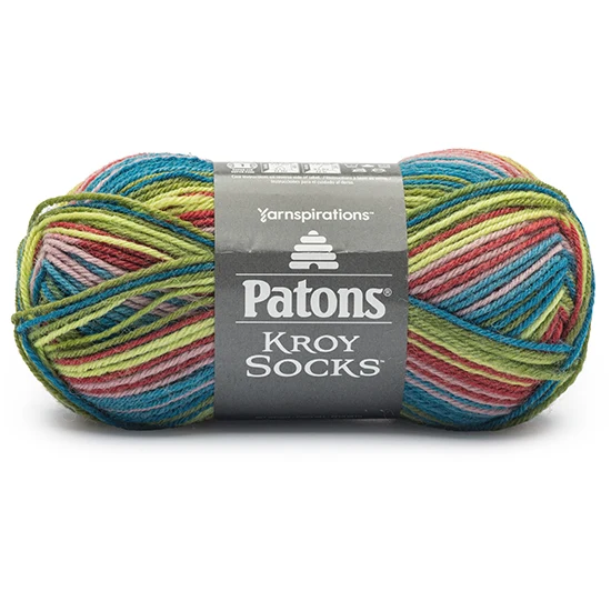 Kroy socks yarn #1 - 50g - meadow stripes