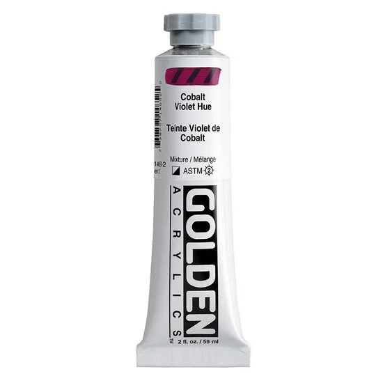 Acrylic heavy body - 2 oz cobalt violet hue s3