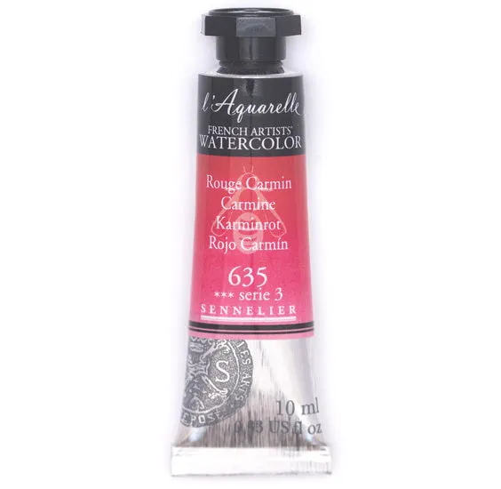Watercolor tube - 10ml - carmine red - s3