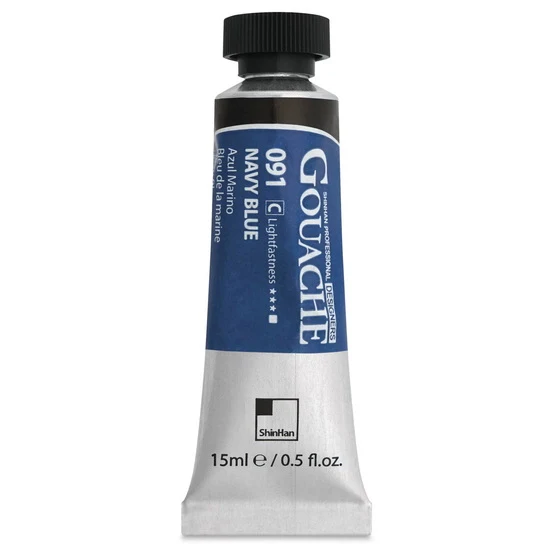 Designers gouache 15ml - navy blue series c