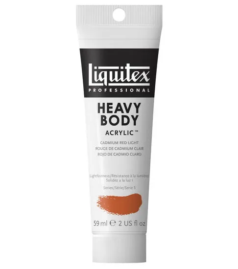 Acrylic hb - 2oz - cadmium red light - s5
