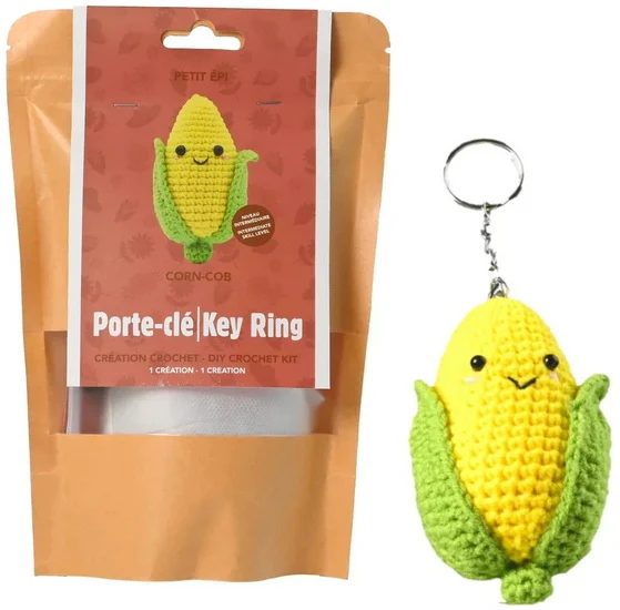 Keyring Crochet Kit Small Cob