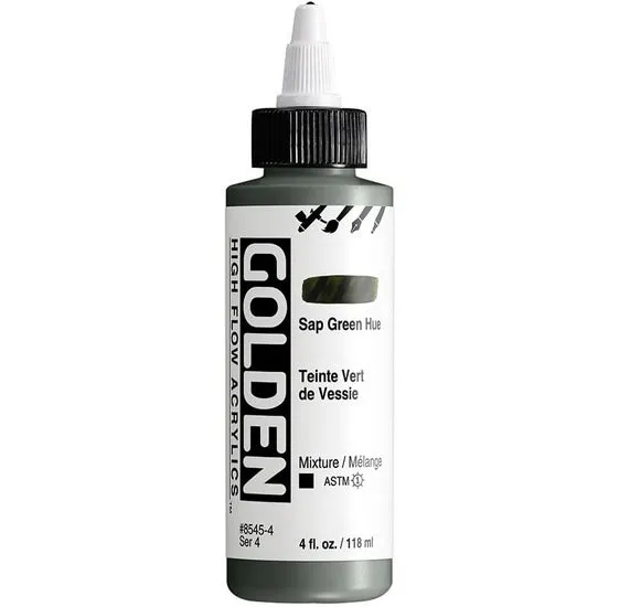 Acrylic high flow - 4 oz sap green hue s4