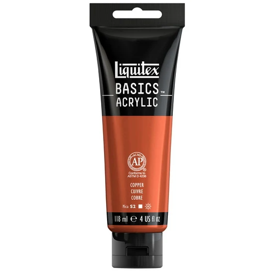 Basics acrylic - 4oz - copper