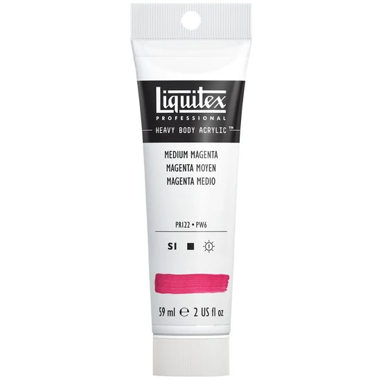 Acrylic hb - 2oz - medium magenta - s1a