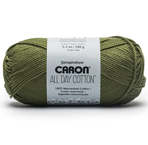 All day cotton yarn #4 - 100g - moss