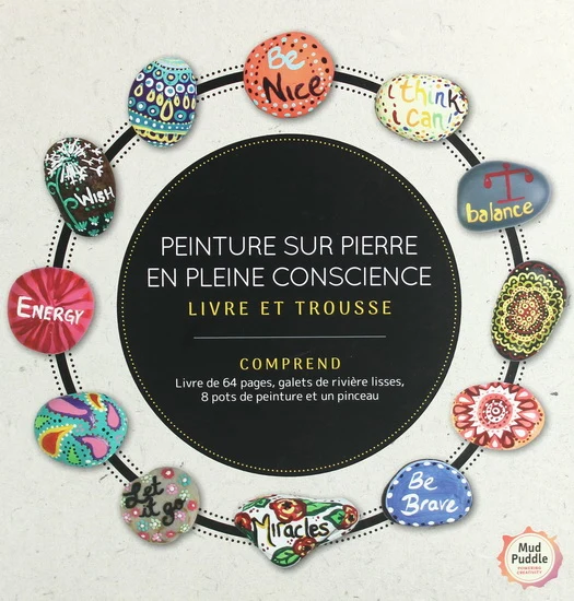 Peinture pleine conscience sur roches Cof.