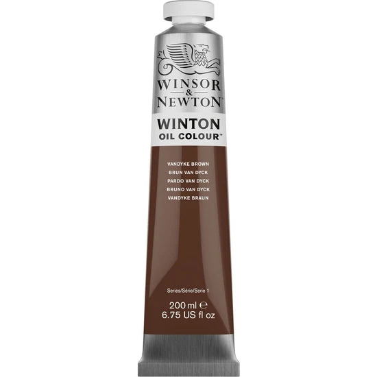 Winton oil - 200ml - vandyke brown - s1