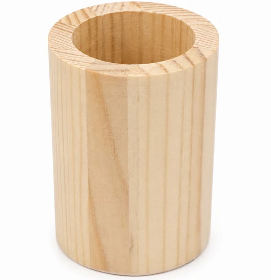 Wood Round Pen holder