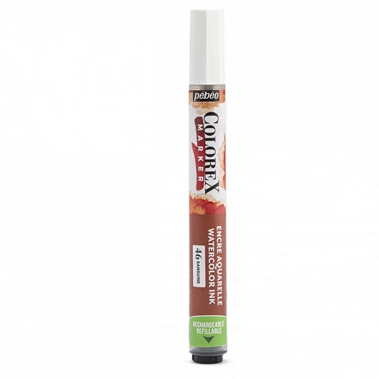 Watercolor marker - colorex - sanguine