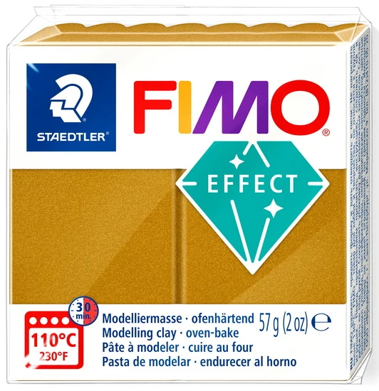 Polymer Clay Fimo Effect Gold Metallic