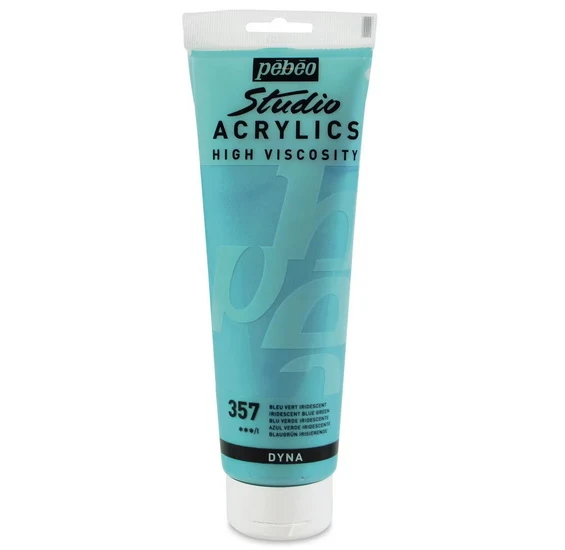 Acrylic hv - studio - 250ml - iridescent green blue