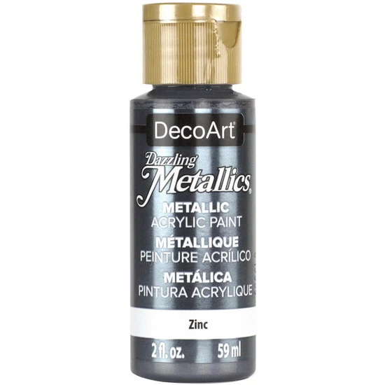 Americana Acrylic Dazzling Metallics Zinc - 60ml