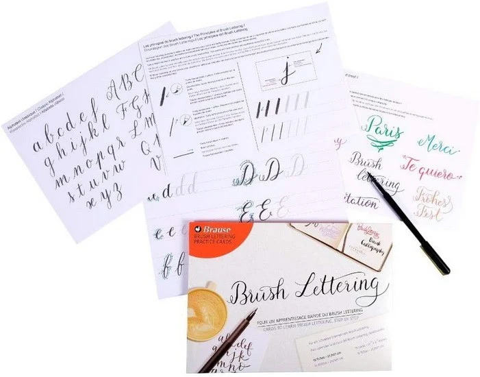 Brush Lettering Practice Cards