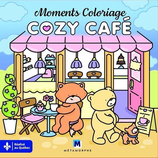 Moments coloriages : cozy café