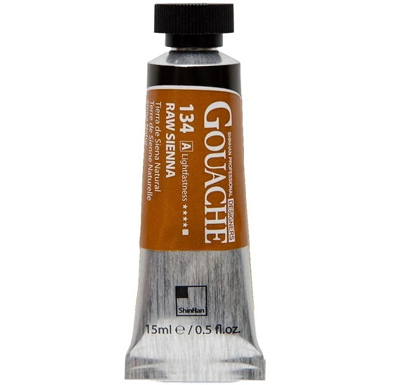 Designers gouache 15ml - raw sienna series a