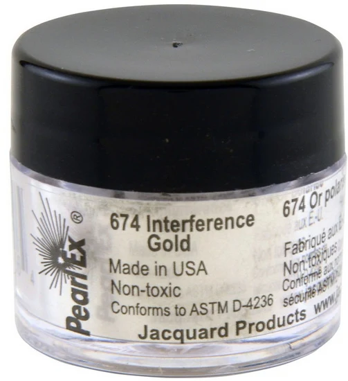 Powdered Pigment Pearl Ex Interference Gold